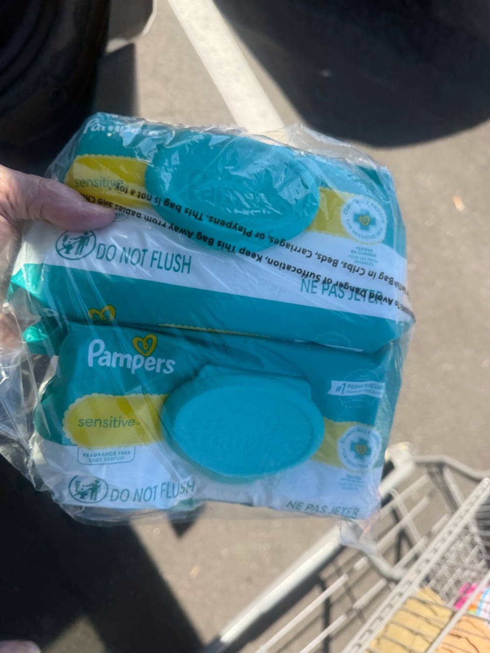 Pampers Sensitive Baby Wipes Pack - Teal2 pack